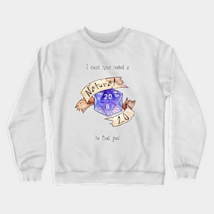 Natural 20 for Romance Crewneck Sweatshirt